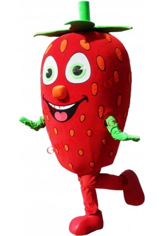 Supber Lightweight Strawberry Mascot Costume