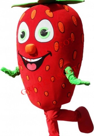 Supber Lightweight Strawberry Mascot Costume