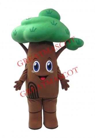 Friendly Lightweight Tree Mascot Costume