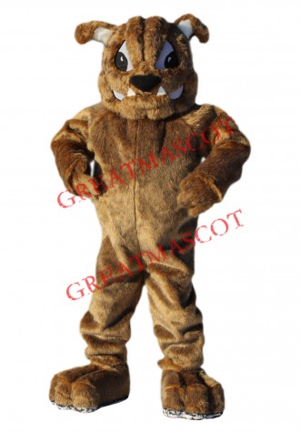 Fierce Realistic Bulldog Mascot Costume