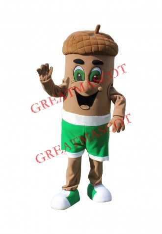 Superb Acorn Mascot Costume