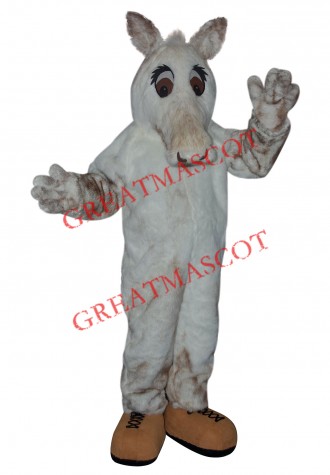 Superb Lightweight White Horse Mascot Costume