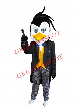 Handsome Penguin Mascot Costume