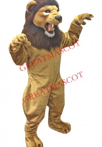 Power Fierce Lion Mascot Costume