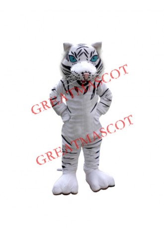 Affordable White Tiger Mascot Costume