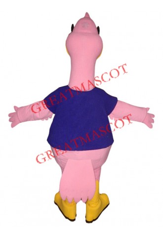 Superb Flamingo Mascot Costume