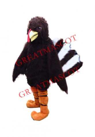 Superb Plush Turkey Mascot Costume