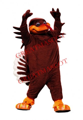 Power Sport Turkey Mascot Costume