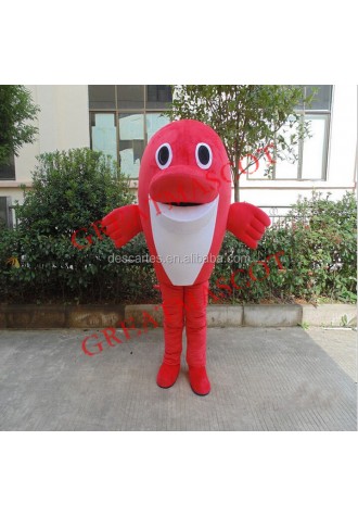 Affordable Red Fish Mascot Costume