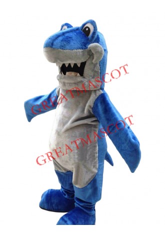 Realistic Lightweight Blue Shark Mascot Costume