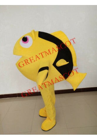 Affordable Yellow Fish Mascot Costume