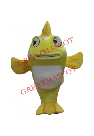 Affordable Lovely Yellow Fish Mascot Costume