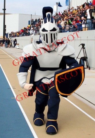 Power Lancer Knight Mascot Costume