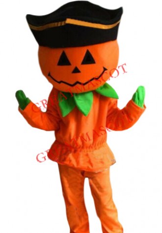 Pirate Pumpkin Mascot Costume