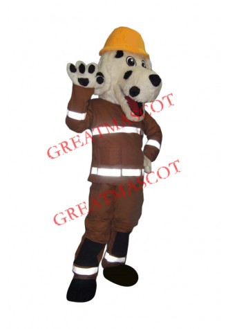 Affordable Fire Dog Mascot Costume