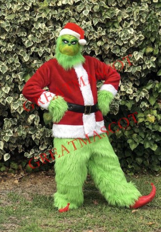 Superb Lightweight Christmas Grinch Mascot Costume