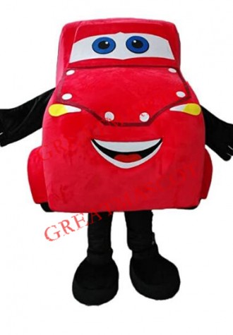 Red Car Mascot Costume