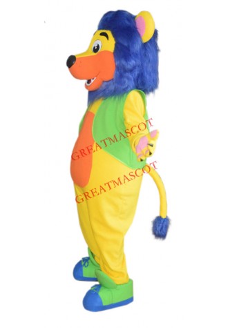 Colorful Lion Mascot Costume