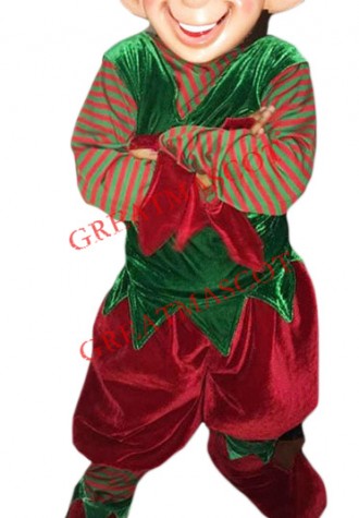 Superb Christmas Elf Mascot Costume