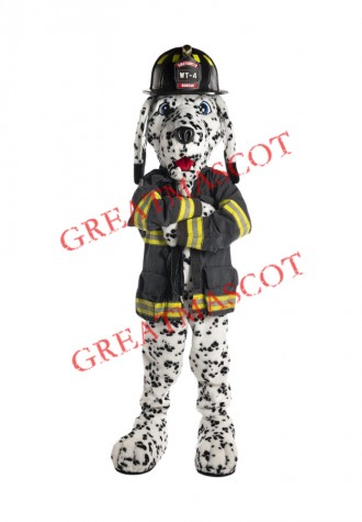 The Fire Dog Mascot Costume