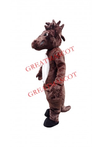 Fierce Brown Horse Mascot Costume