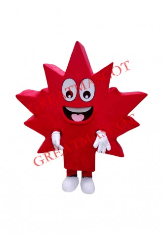 Superb Maple Leaf Mascot Costume