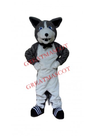 Superb Husky Mascot Costume
