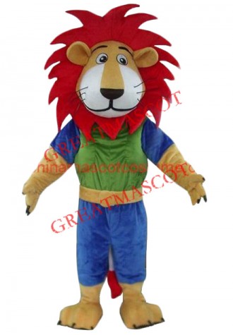 Affordable Colorful Lion Mascot Costume