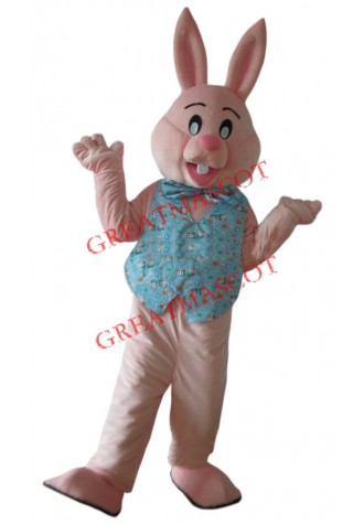 Affordable Pink Rabbit Mascot Costume