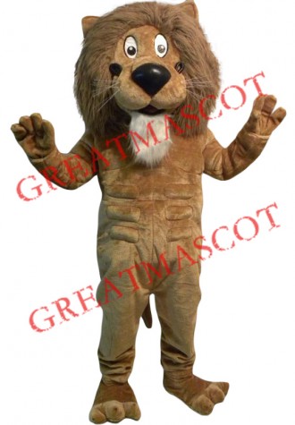 Superb Power Lion Mascot Costume