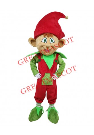 Superb Lightweight Christmas Elf Mascot Costume