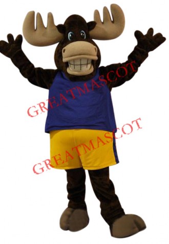 Lovely Lightweight Moose Mascot Costume