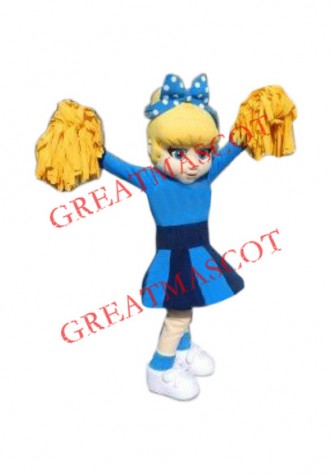 Superb Cheerleader Mascot Costume