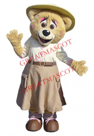 Beautiful Bear Mascot Costume