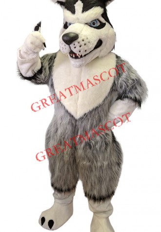 Fierce Wild Wolf Mascot Costume