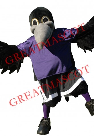 Superb Sport Raven Mascot Costume