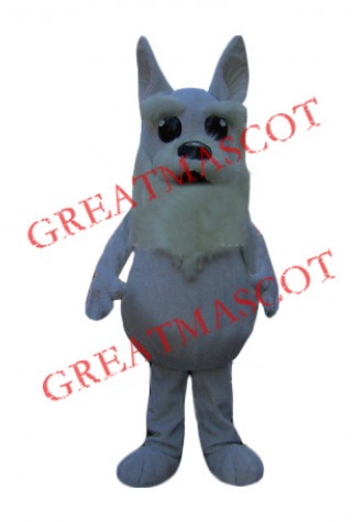 Snow Monster Yeti Dog Mascot Costume