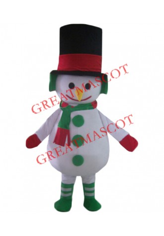 Affordable Lightweight Christmas Snowman Mascot Costume