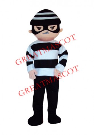 Thieves Boy Mascot Costume