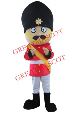 Superb Soldier Mascot Costume