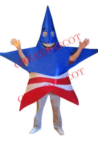 Patriot Star Mascot Costume