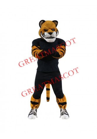 Power Sport Tiger Mascot Costume