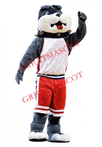 Superb Lovely Bulldog Mascot Costume