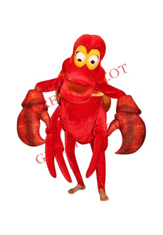 Superb Red Crab Mascot Costume