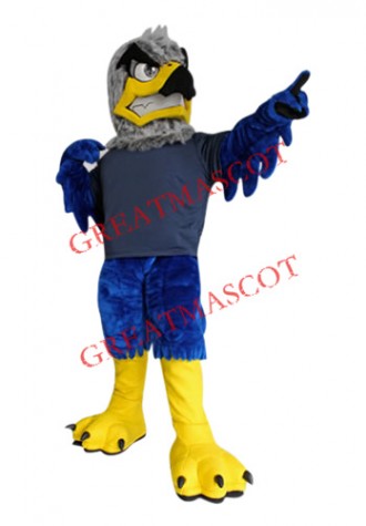 Sport Blue Eagle Mascot Costume