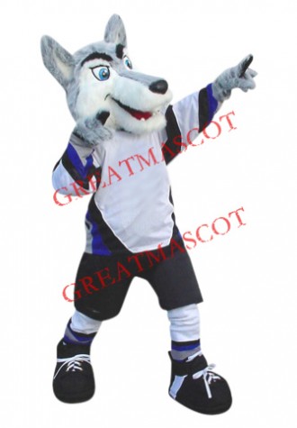 Sport Husky Dog Mascot Costume