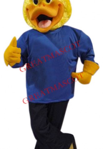 Superb College Duck Mascot Costume