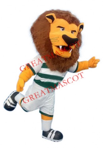 Superb Sport Lion Mascot Costume