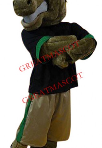 Superb Power Sport Horse Mascot Costume