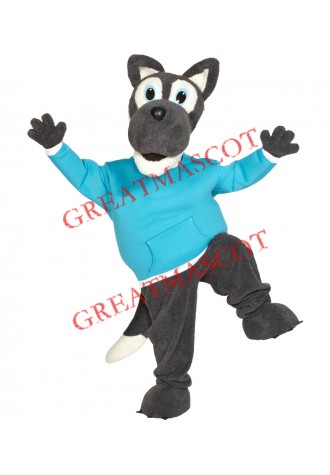 Affordable Cute Wolf Mascot Costume